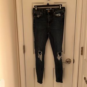 Celebrity Pink high rise ripped skinny jeans